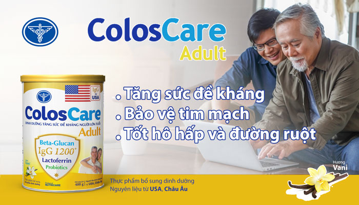 Coloscare Adult 400g - Sữa non tăng đề kháng cho người lớn