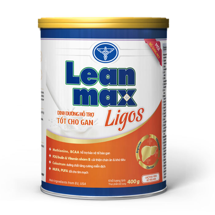 Sữa Leanmax Ligos Nutricare 400g dinh dưỡng y học bệnh gan