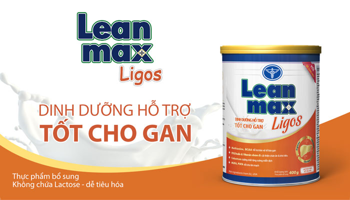 Leanmax Ligos Nutricare 400g - Sữa dinh dưỡng y học bệnh gan