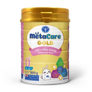 Metacare Gold 0+ Tiêu hóa khỏe 800g – Sữa non hỗ trợ tiêu hóa cho trẻ