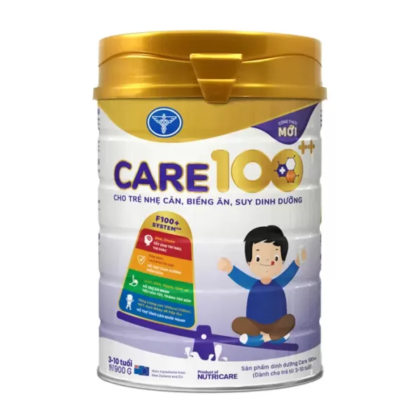 Nutricare Care 100++ 900g – Sữa non tăng cân