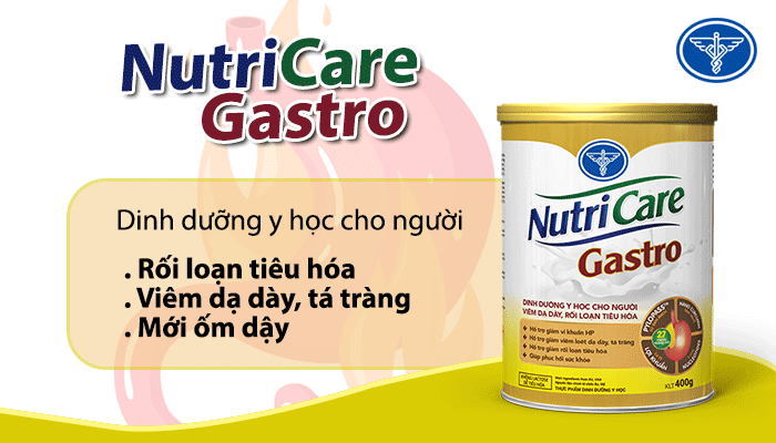 Sữa dinh dưỡng y học cho người bệnh dạ dày Nutricare Gastro 400g