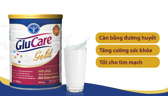 Sữa dinh dưỡng y học bệnh tiểu đường Nutricare Glucare Gold 900g