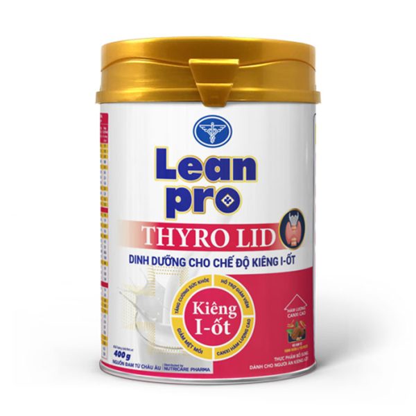 Leanpro Thyro Lid Nutricare 400g – Sữa dinh dưỡng y học kiêng i ốt