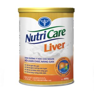 Nutricare Liver 400g – Sữa dinh dưỡng y học rối loạn chức năng gan