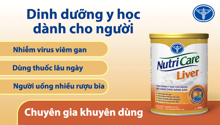 Sữa dinh dưỡng y học rối loạn chức năng gan Nutricare Liver 400g