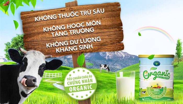 Sữa dinh dưỡng 100% hữu cơ Nutricare Organic 900g