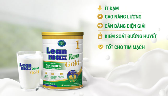 Sữa dinh dưỡng cho người suy thận Nutricare Leanmax Rena Gold 1 900g