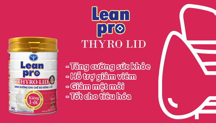 Leanpro Thyro Lid Nutricare 900g - Sữa dinh dưỡng y học kiêng i ốt