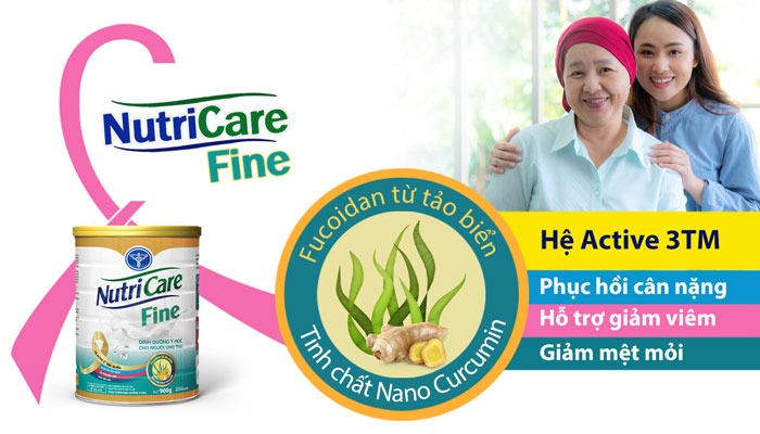 Sữa dinh dưỡng y học cho người bệnh ung thư Nutricare Fine 900g