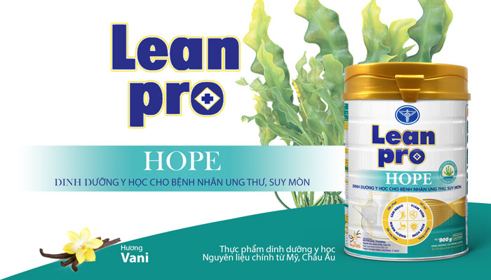 Leanpro Hope Nutricare 400g - Sữa dinh dưỡng y học cho người ung thư