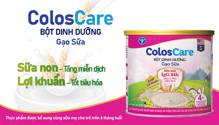 Sữa Nutricare Coloscare 200g - Bột dinh dưỡng Gạo