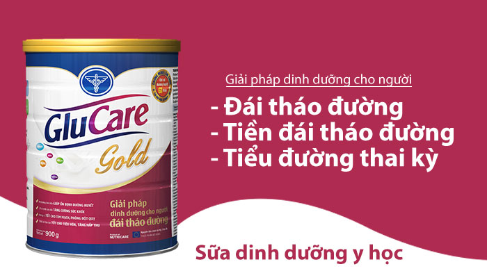 Sữa dinh dưỡng y học bệnh tiểu đường Nutricare Glucare Gold 900g