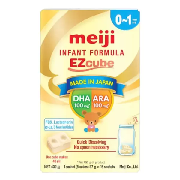 meiji thanh infant formula 432g 0 12 thang