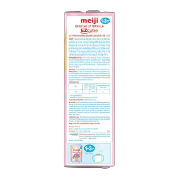 Meiji Growing up Formula Ezcube 448g (12 – 36 tháng) – Sữa bột dạng thanh cho bé