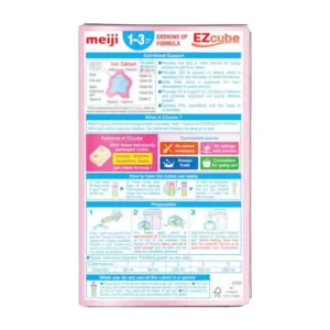 Meiji Growing up Formula Ezcube 448g (12 – 36 tháng) – Sữa bột dạng thanh cho bé