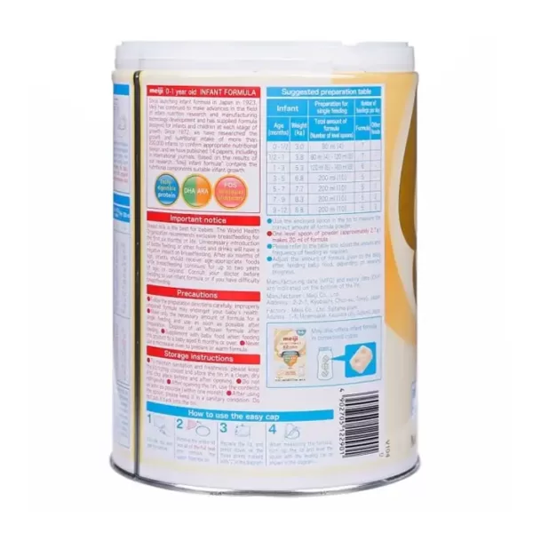 Meiji Infant Fomula 800g (0 – 12 tháng) – Sữa bột cho bé