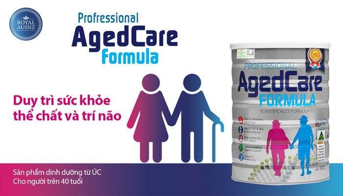 Profressional Agedcare Formula Royal AUSNZ 900g – Sữa công thức cho người trên 40 tuổi