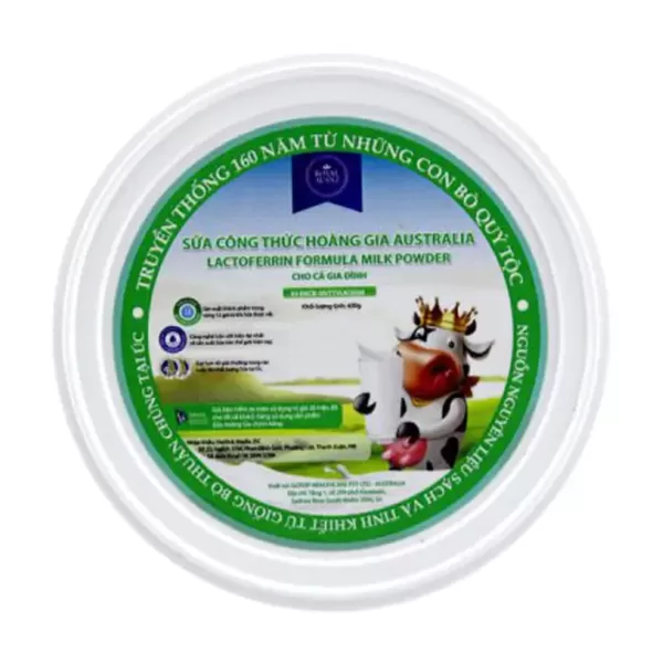 Lactoferrin Formula Milk Powder Royal AUSNZ 400g – Sữa công thức chứa IgG