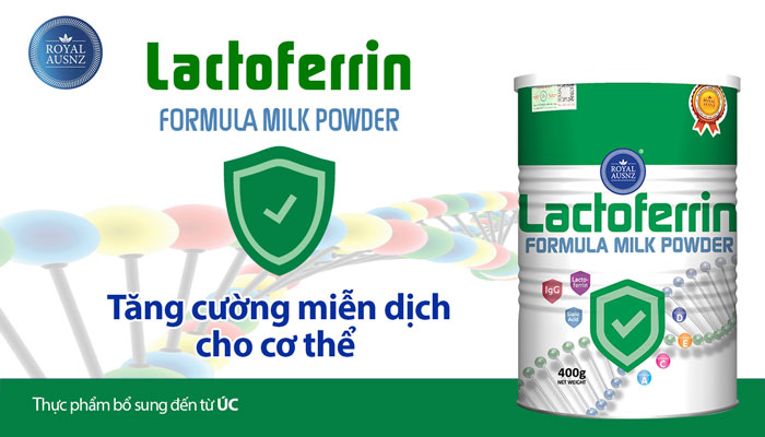 Lactoferrin Formula Milk Powder Royal AUSNZ 400g - Sữa công thức chứa IgG