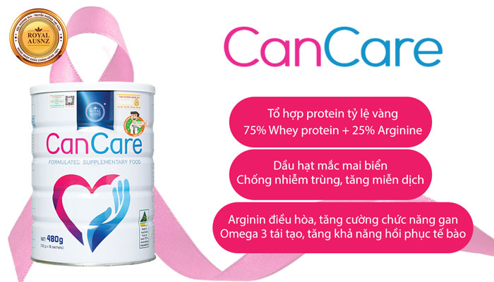 Cancare Fomulated Supplementary Food Royal Ausnz 480g – Sữa cho người bệnh ung thư