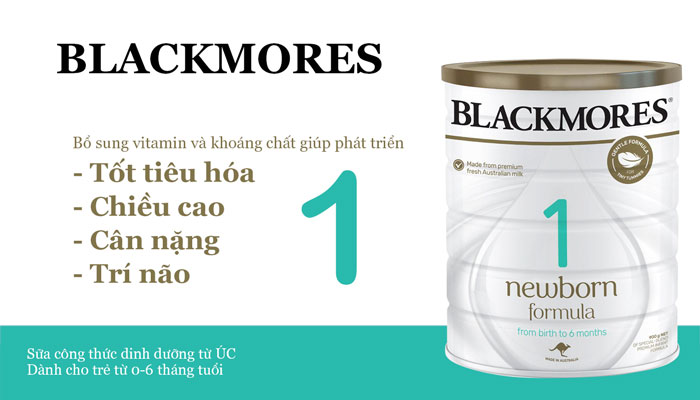 Blackmores Newborn Formula số 1 900g