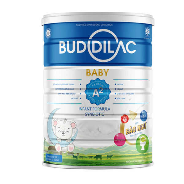 Buddilac Baby 900g - Sữa tăng cân, tăng sức đề kháng cho bé