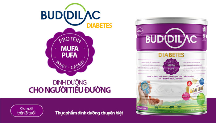 Buddilac Diabetes 900g - Sữa cho người tiểu đường