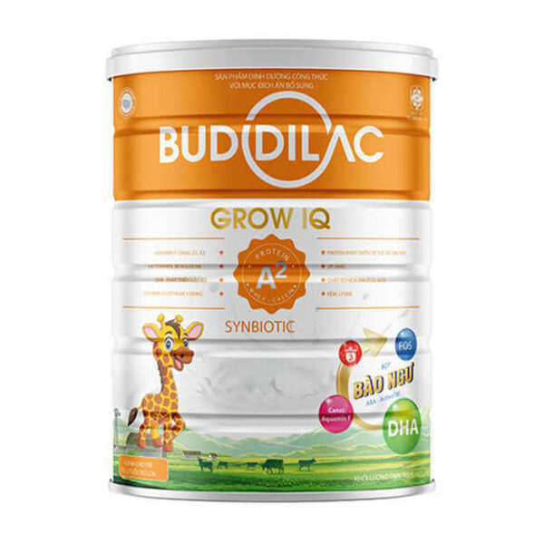 Buddilac Grow IQ 900g - Sữa phát triển trí não và chiều cao