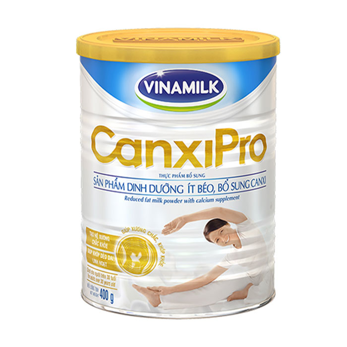 Canxi Pro Vinamilk 400g - Sữa giúp xương khớp chắc khỏe