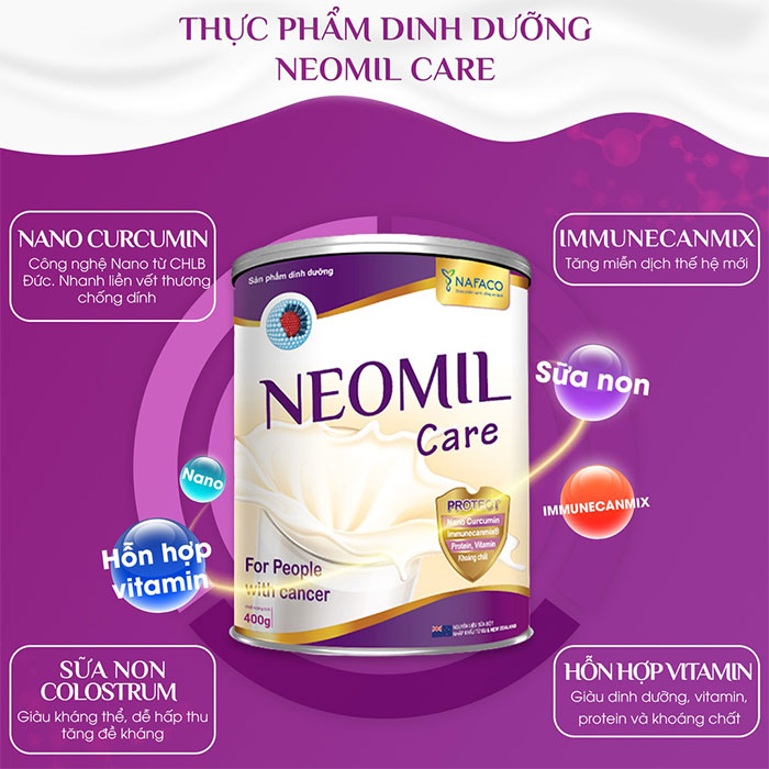 Neomil Care Nafaco 400g - Sữa ung thư