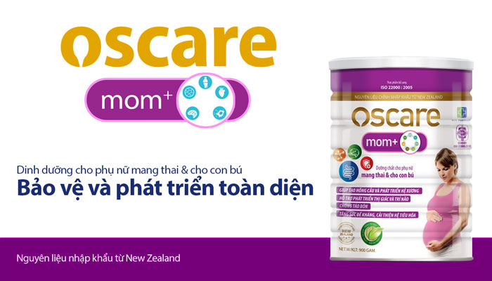 Oscare Mom+ 900g - Sữa dành cho bà bầu