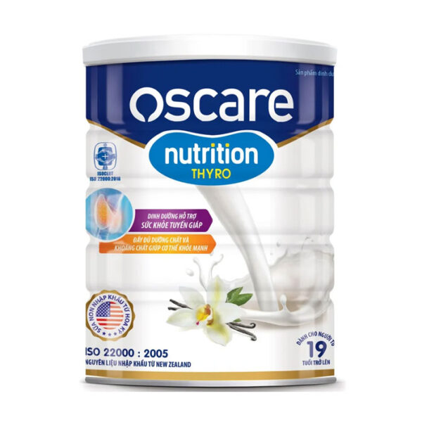 Oscare Nutrition Thyro 900g - Sữa cho người bệnh tuyến giáp