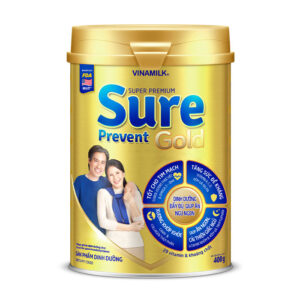 Sure Prevent Gold Vinamilk 400g - Sữa cung cấp dinh dưỡng, ngủ ngon