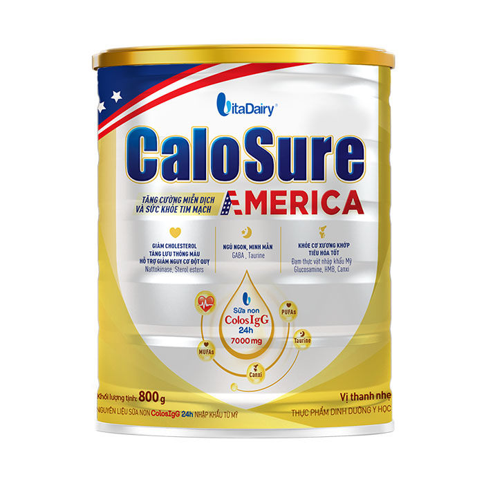 CaloSure America Vitadairy 800g - Sữa miễn dịch, tốt cho tim mạch