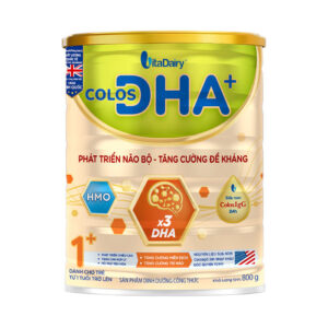 Colos DHA 1+ Vitadairy 800g - Sữa tăng đề kháng, phát triển trí não