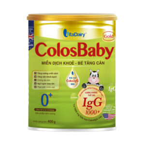 ColosBaby Gold 0+ Vitadairy 400g - Sữa tăng cân, tăng miễn dịch