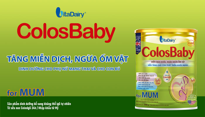 ColosBaby Gold For Mum Vitadairy - Sữa tăng miễn dịch cho mẹ