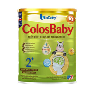 ColosBaby IQ Gold 2+ Vitadairy 800g - Sữa tăng miễn dịch, bé thông minh