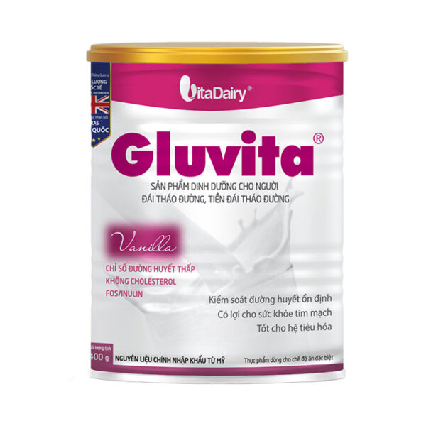 Gluvita Vitadairy 400g - Sữa tiểu đường