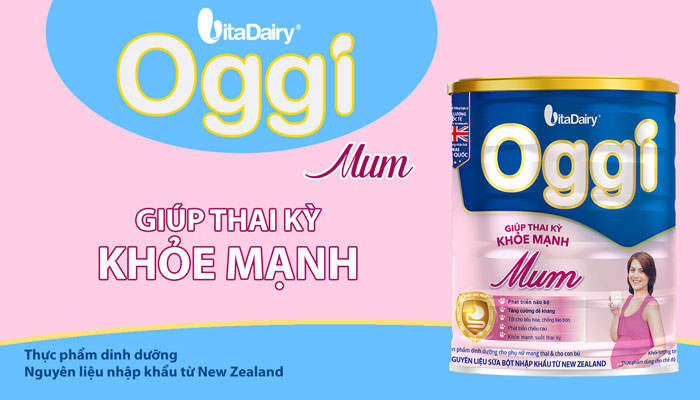 Oggi Mum Vitadairy 900g - Sữa cho mẹ bầu