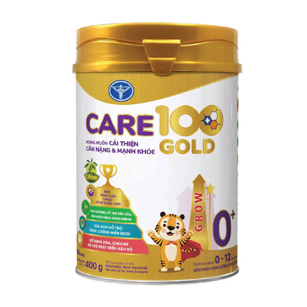 Care 100 Gold 0 + Nutricare 400g – Sữa tăng cân cho trẻ