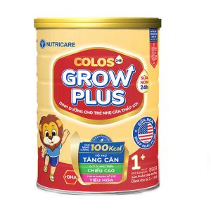 Colos24h Grow Plus 1+ Nutricare 850g - Sữa non tăng cân, chiều cao