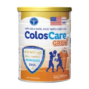 ColosCare Grow+ Nutricare 800g – Sữa tăng cường miễn dịch và chiều cao