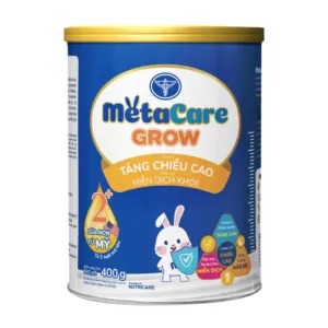 MetaCare Grow 2+ Nutricare 400g – Sữa non tăng chiều cao, khỏe miễn dịch