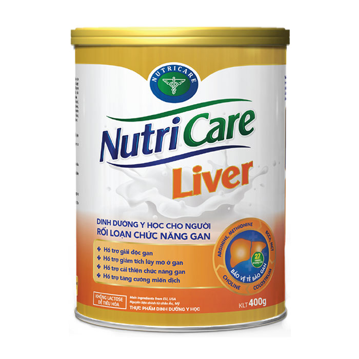 nutricare liver dinh duong cho nguoi benh gan