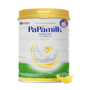 Papamilk Height & Gain chứa Tổ Yến 830g – Sữa non tăng chiều cao, sức đề kháng