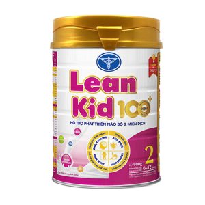 Sữa Leankid 100+ 2 Nutricare 900g phát triển trí não và miễn dịch