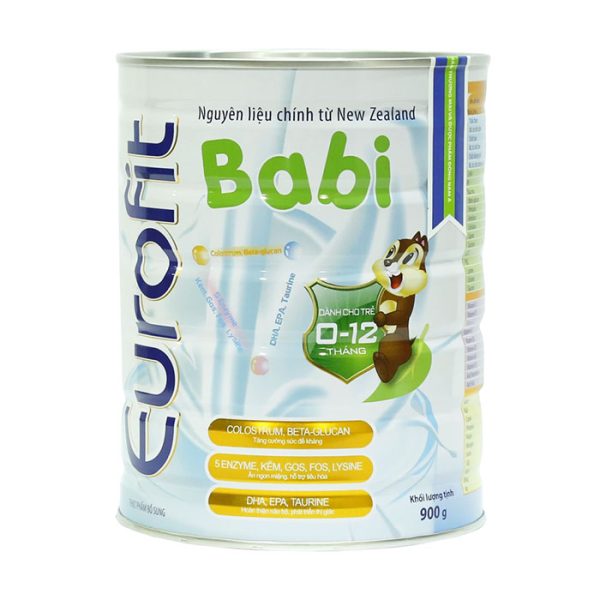 Sữa non Eurofit Babi 900g cho trẻ phát triển cân bằng