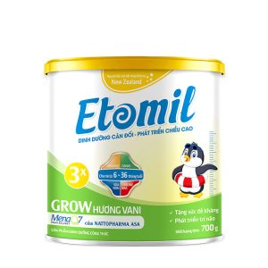 Sữa tăng chiều cao Etomil 3x Grow 700g